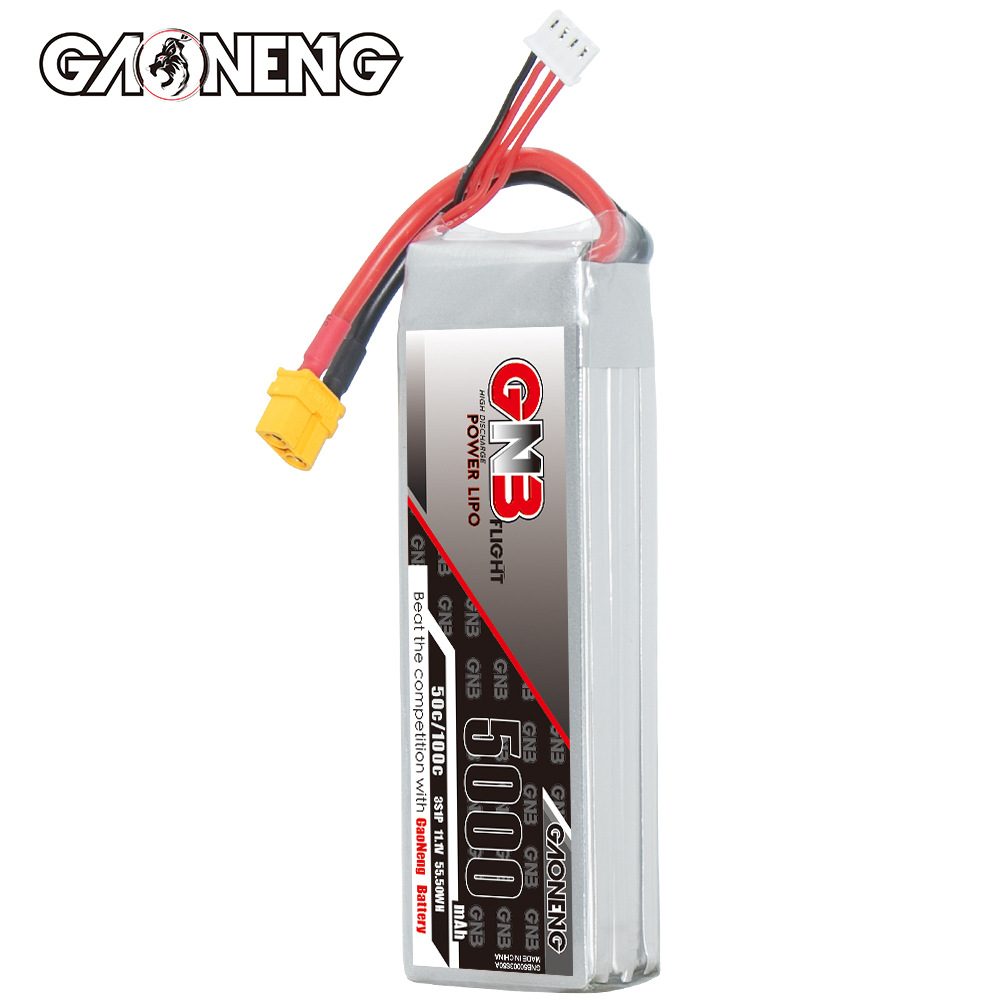 GNB High Energy 5000 mAh 3S 11,1 V 50 C LiPo-Akku für RC-Autos, Modellschiffe und FPV-Festflügler GNB50003S50A - Image 3