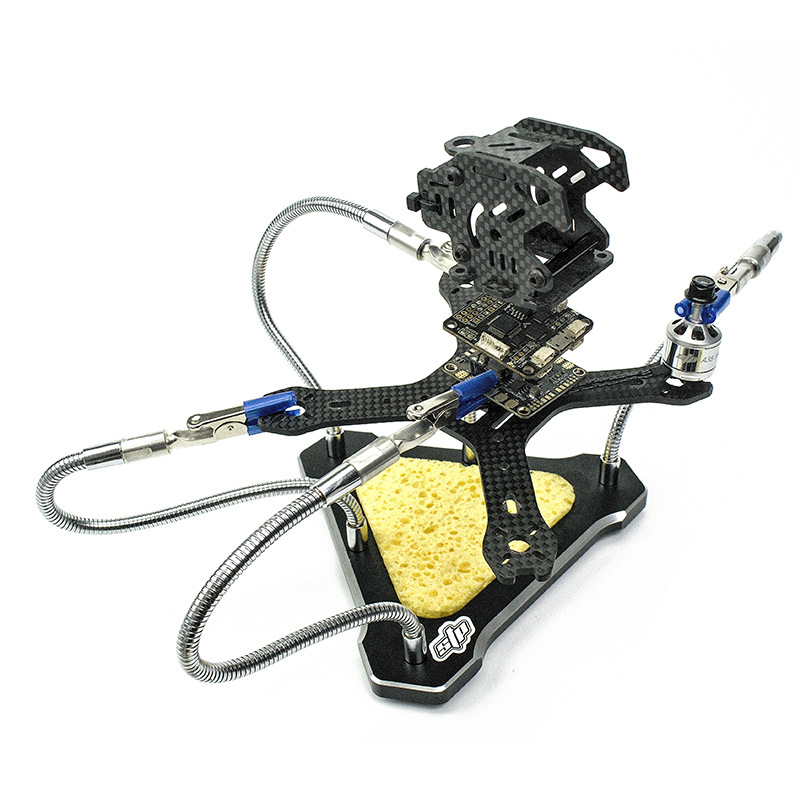 FPV Multi Functional Soldering Station Model Aircraft Tool Triangular Arms Magnifier - Image 2