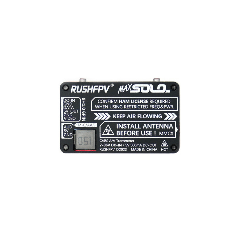 RUSHFPV MAX SOLO XBAND 49G 25Вт VTX – пристрій для аналогової передачі зображення у системах FPV - Image 4