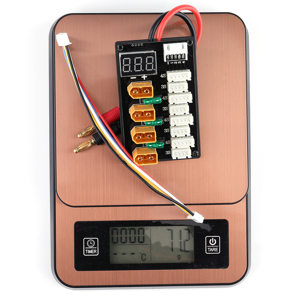 3S 4S Lipo Battery Balance Charging XT60 Parallel Board Banana Head Adapter for B6 D6 Charger Expansion Plate - Image 5