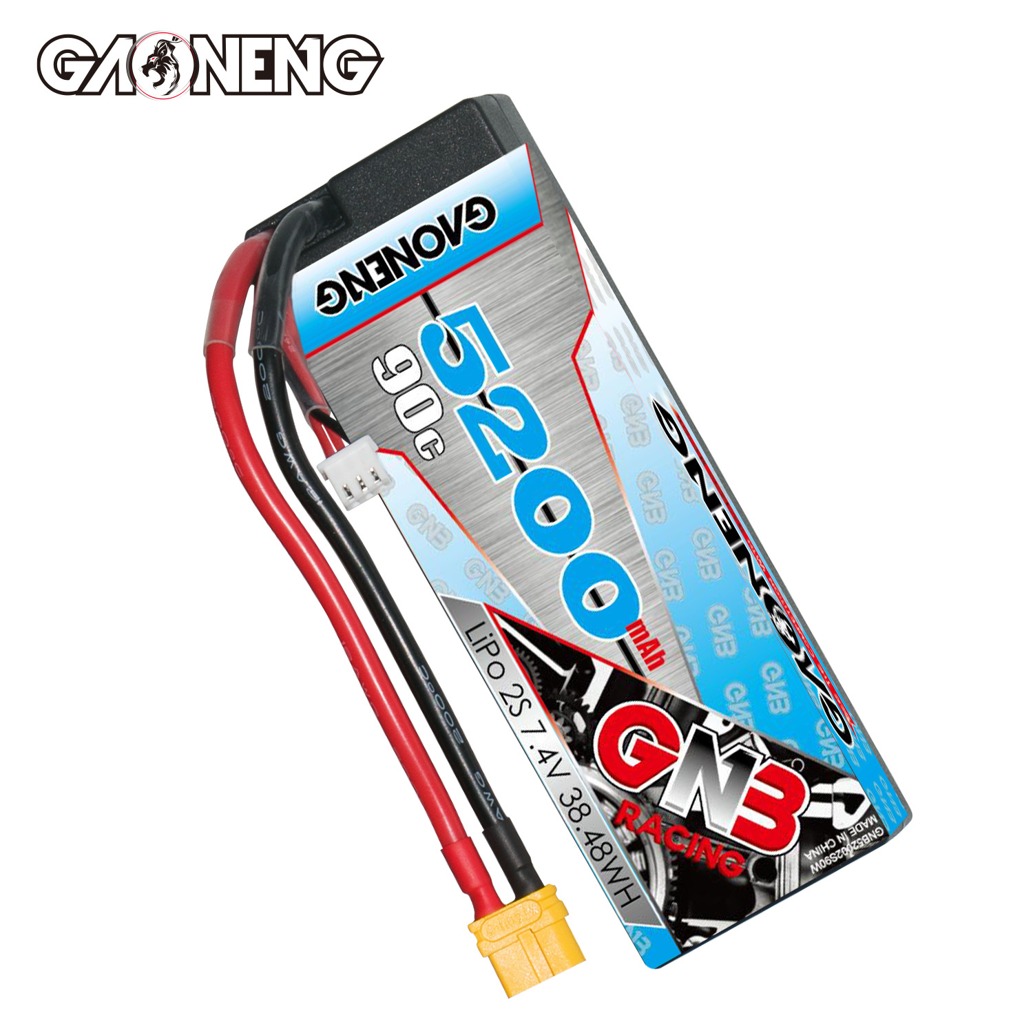 GNB Hochleistungs-LiPo-Akku mit 5200 mAh, 2S, 7,4 V und 90 C – ideal für RC-Modelle im Maßstab 1/10 - Image 5