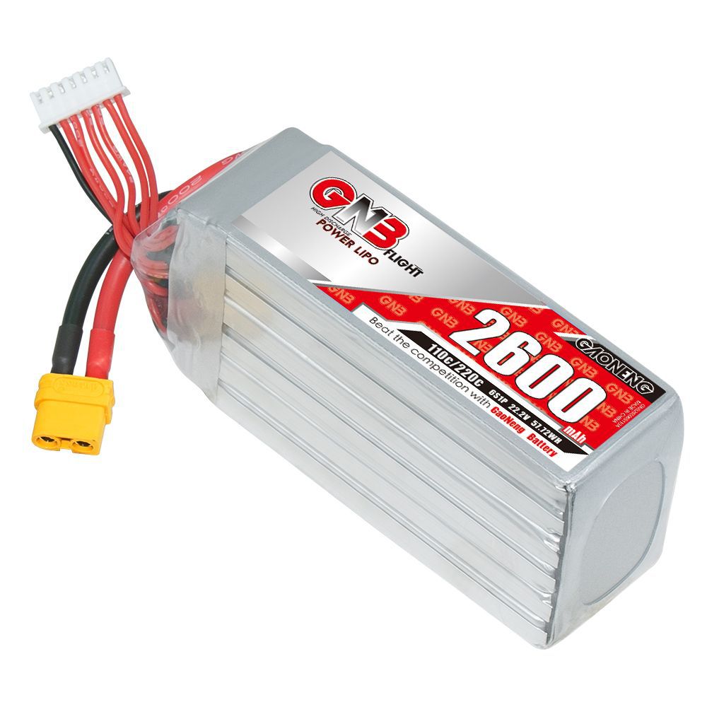 GNB High Energy 2600 mAh 6S 22,2 V 110°C LiPo-Akku für FPV-Drohnen und RC-Hubschrauber - Image 5
