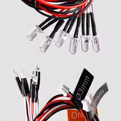Remote Control Model Car 12LED High Flash Lamp Set Colorful Four Color Simulation Car Lights - Image 4