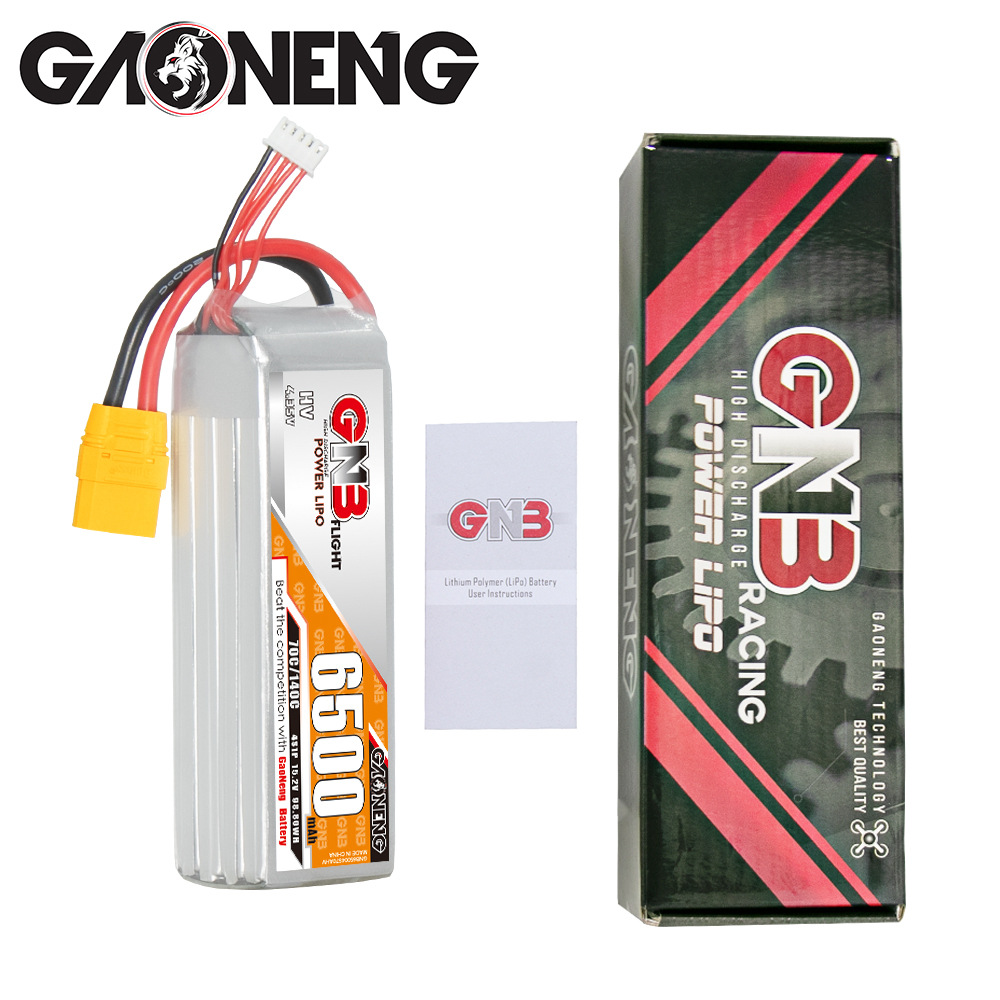 GNB Hochleistungs-Lipo-Akku mit 6500 mAh, 4S, 15,2 V und 70 C für RC-Autos, Schiffe und Hubschrauber – Modell GNB65004S70AHV - Image 4