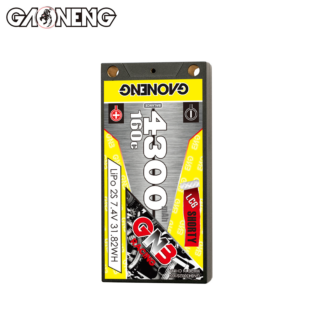 GNB High Energy 4300mAh 2S 7.4V 160C RC Racing Thin Electric Lithium Battery for 1/12 Drift Big Foot Off Road - Image 3