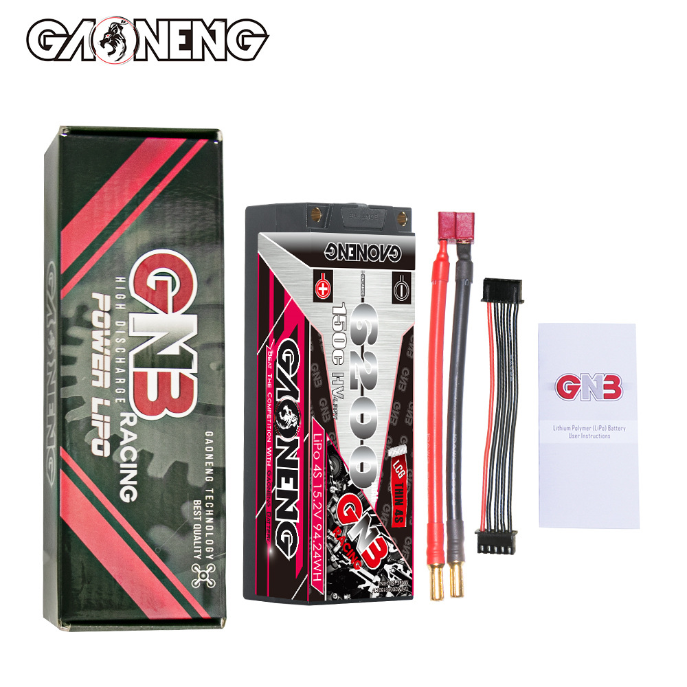 GNB High Energy 6200 mAh 4S 150°C LCG HV-LiPo-Akku für 1/8-RC-Cars - Image 4