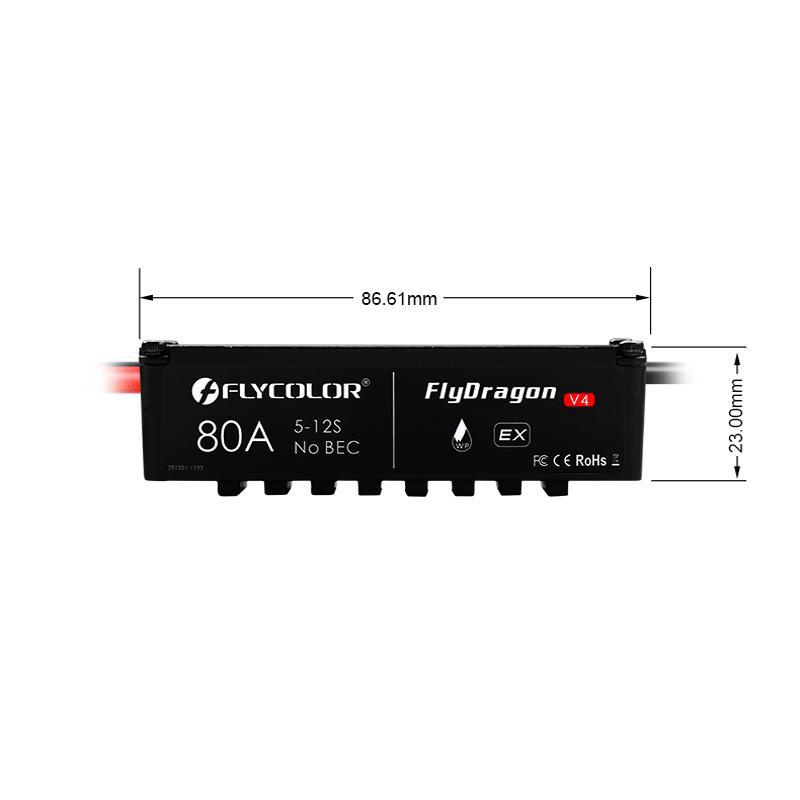 Flycolor 80A V4 Flydrago Multirotor Agricultural Drone ESC - Image 3