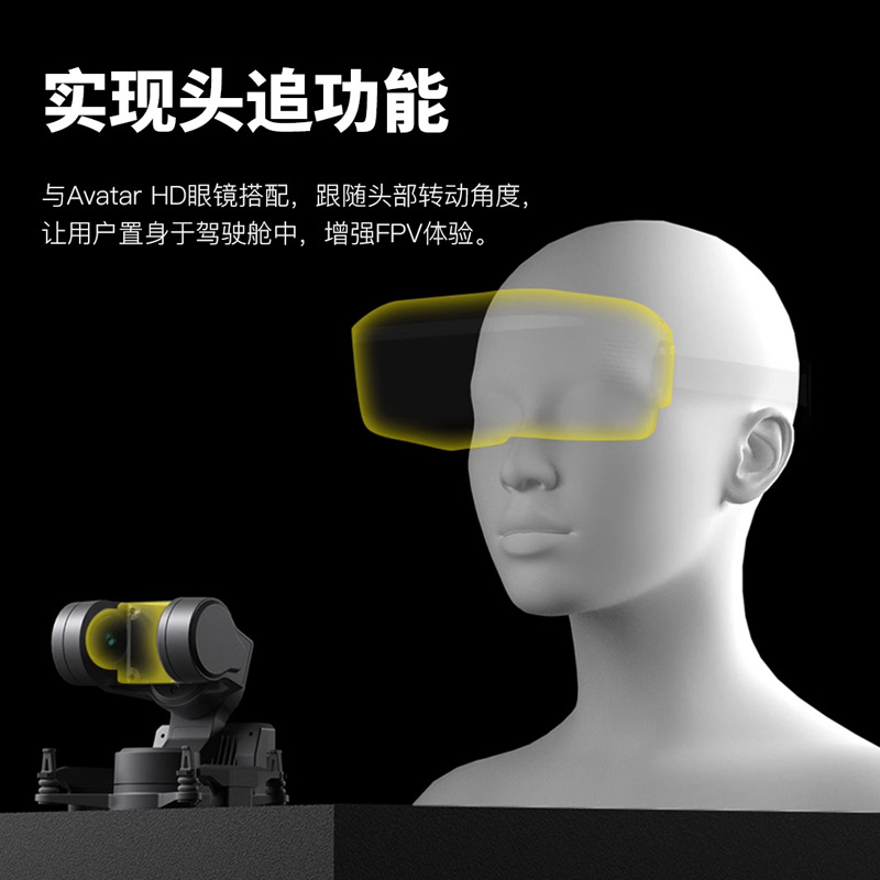 CADDXFPV Mechanical Pan Tilt GM1 GM2 GM3 for Avatar HD Image Transmission Head Tracking Stabilization - Image 2