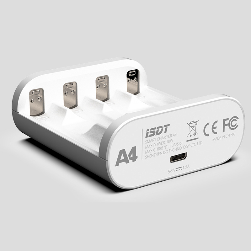 ISDT A4 Smart Charger NiMH NiCd Lithium Cylindrical Battery Charger 5 9V Input - Image 3