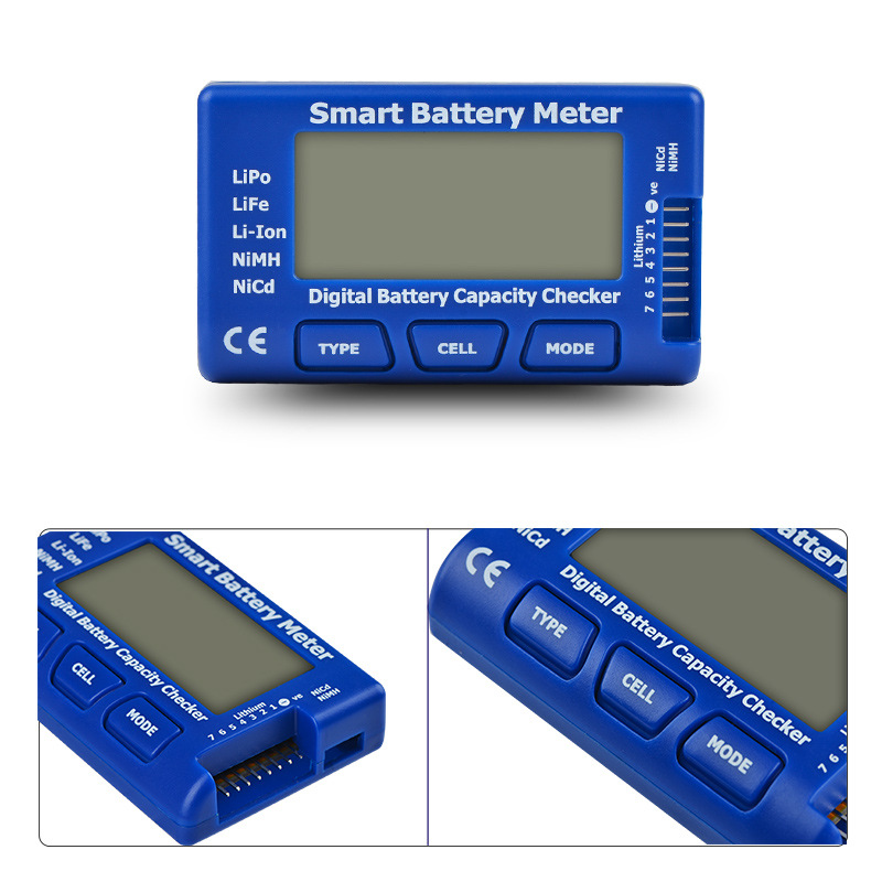 Model Aircraft Upgraded Five In One Cellmeter7 Electric Display Digital Measuring Instrument Voltage Power Detection Display - Image 3