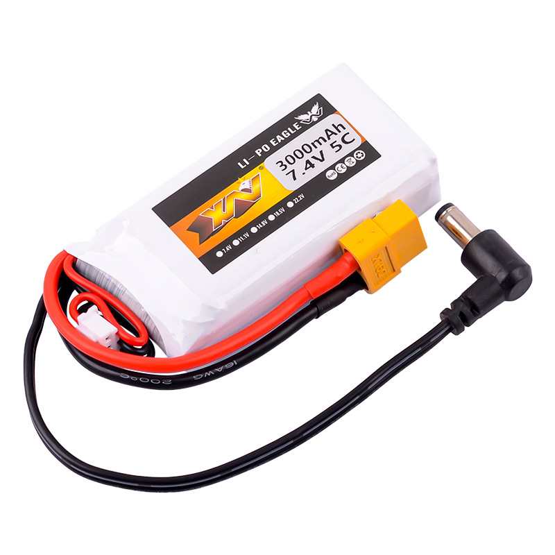 Eagle King 3000mAh 2S 74V 5C Lipo Battery for FPV Goggles Drone - Image 4
