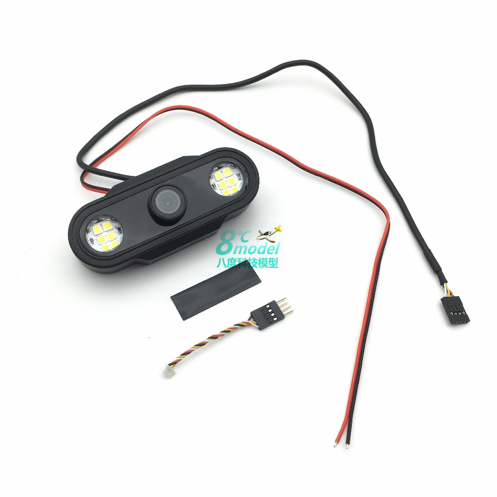 Skydroid T12 H12 T10 Remote Control Receiver Camera with Light for FPV Image Transmission - Image 3