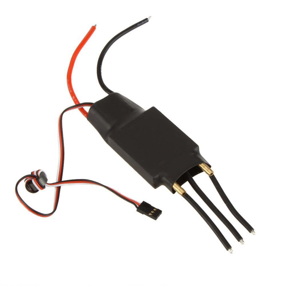 Wassergekühlter Brushless-Regler für Marine-Anwendungen – 60A, 80A, 100A, 125A, 200A, mit UBEC-Ausgang und einrichtiger Wasserführung - Image 3