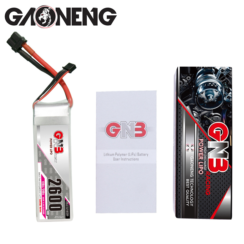 GNB High Energy 2600mAh 3S 11,1V 120C LiPo-Akku für das RC-Boot-Modell WL935 - Image 4