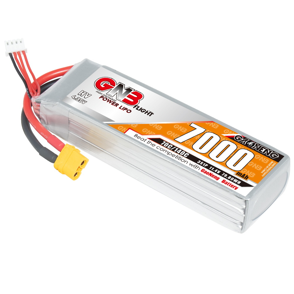 GNB High Energy 7000mAh 3S 11 4V 70C Lithium HV Battery for RC Car Boat Aircraft Model Toy - Image 3