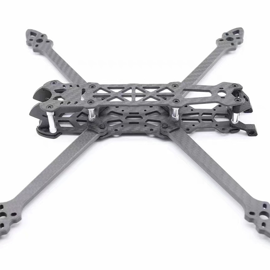 FPV Drone Quadcopter Frame Kit Carbon Fiber 5 6 7 8 9 10 Inch with Camera Antenna Mount - Image 2