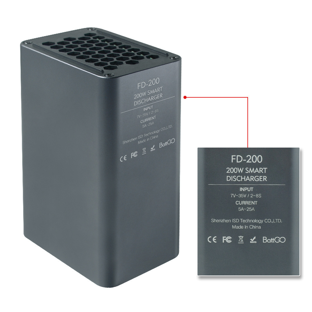 Ister ISDT FD-200 200W Smart Lithium Battery Discharger Bluetooth Control - Image 5