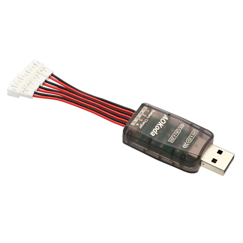 Aokoda CX405 1S Lithium Battery USB Powered 4-Channel PH20 Charger - Image 5