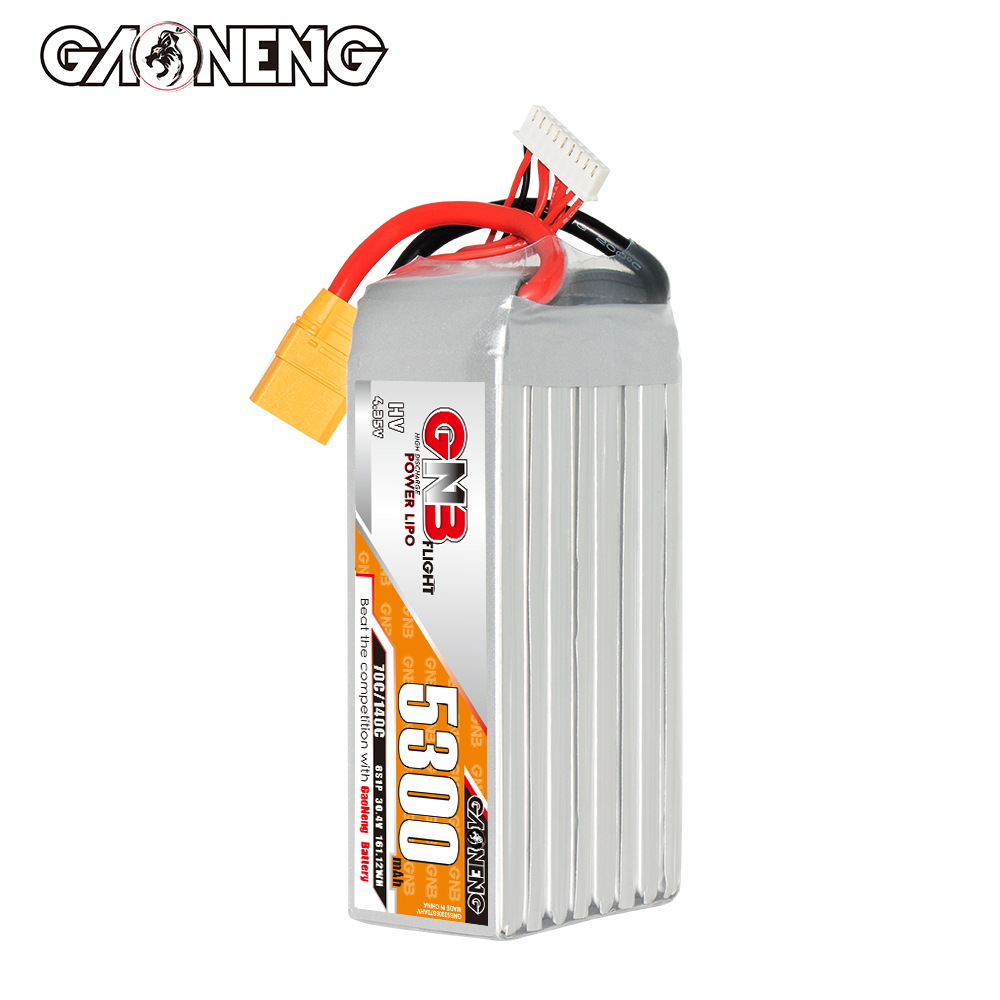 GNB High Energy 5300 mAh 8S 30,4 V 70 C HV LiPo-Akku für RC-Drohnen und Hubschrauber - Image 3