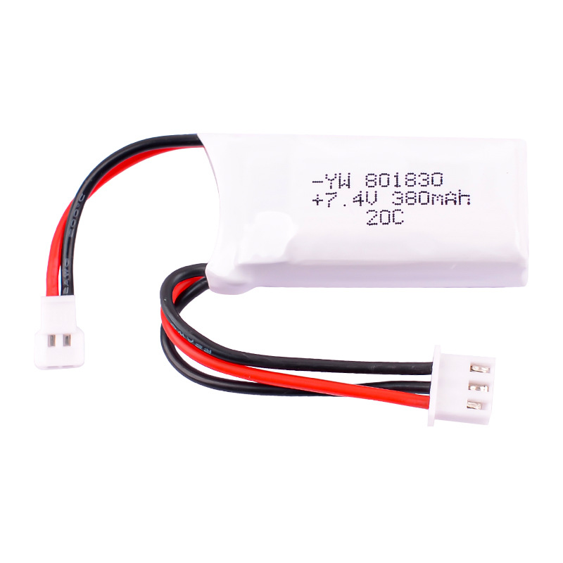74V 2S 380mah Lithium Battery for JJRC H3 DM007 Remote Control Aircraft Drone Model - Image 5