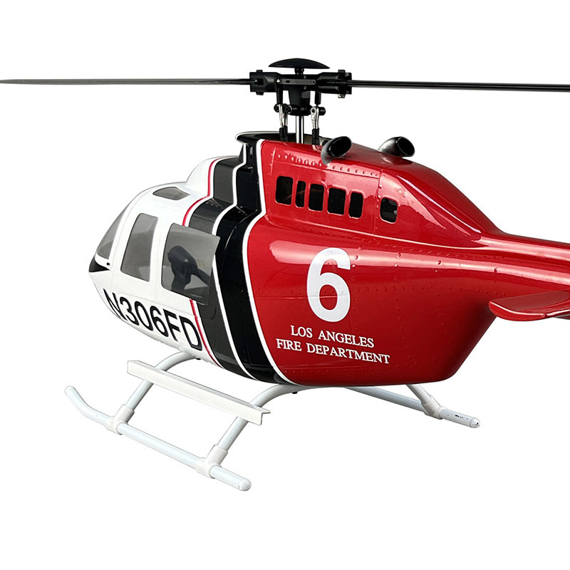 450 470 Level Bell 206 Realistic Remote Control Helicopter Model with Flight Control - Image 3