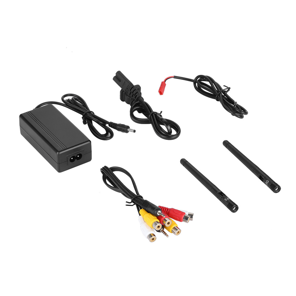 LS5802D 7 Inch FPV Monitor DVR 5.8GHz Dual Receiver High Brightness 800x480 for RC Drone - Image 4