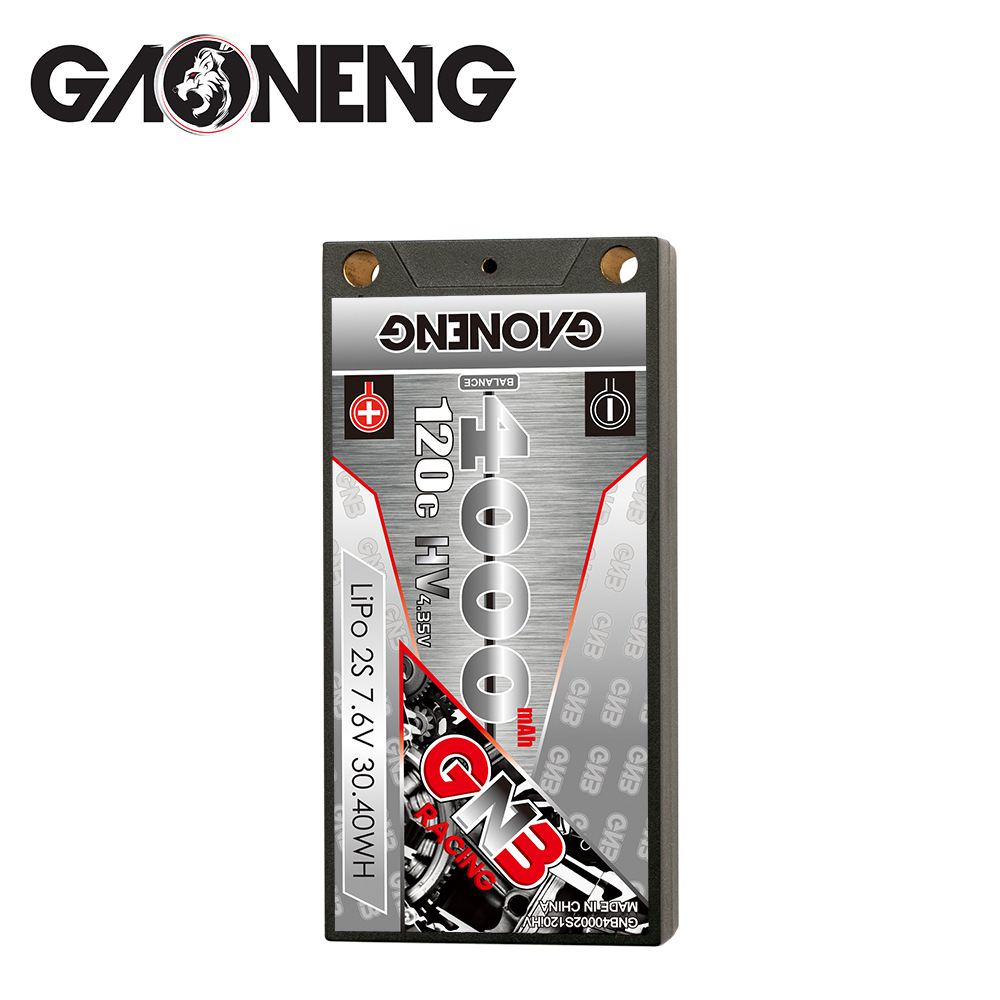 GNB 4000mAh 2S 7,6V 120C HV LiPo-Akku für RC-Rennwagen – robuste Hartschalen-LCG-Konstruktion - Image 5