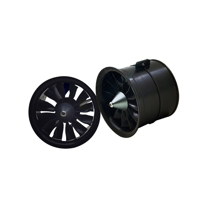 Qunxi 70mm Ducted Fan 12 Blade Turbine Motor Qf3027 Aircraft Model Turbojet Engine CCW - Image 4