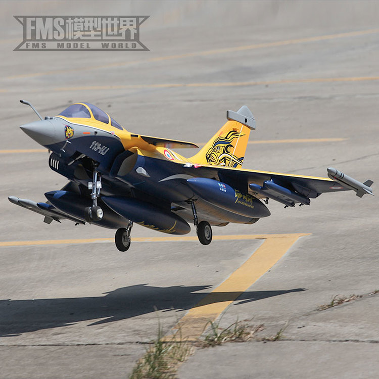 FMS Rafale 80mm Ducted Fan Model Aircraft Electric Remote Control Fixed Wing PNP - Image 3