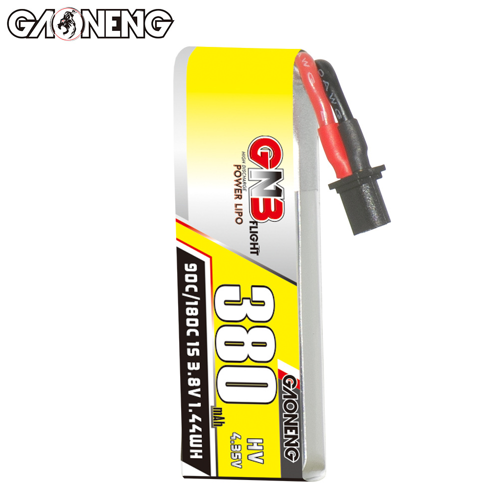 GNB High Energy 380 mAh 1S 3,8 V 90°C HV A30-Stecker-LiPo-Akku für Indoor-FPV-Drohnen - Image 3