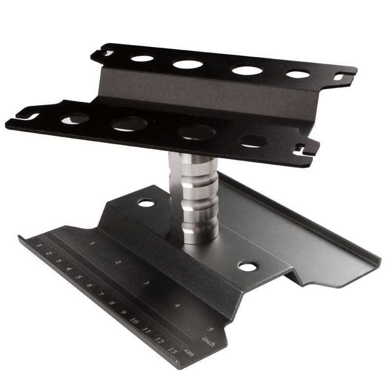 1 10 Model Car Repair Station Display Stand Rotatable Height Adjustable TRX4 SCX10 D90 - Image 3