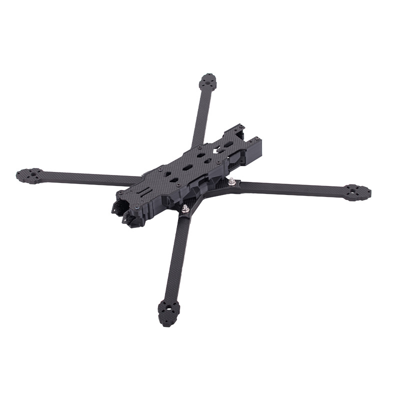 GWRC X10 10inch Carbon Fiber Drone Frame Kit with Side Panels - Image 3