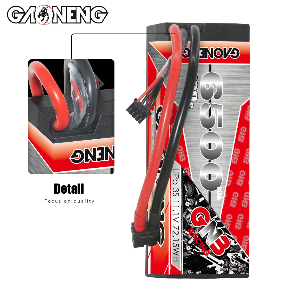 GNB High Energy 6500mAh 3S 11 1V 120C LiPo Battery for RC Car Model Toys - Image 3