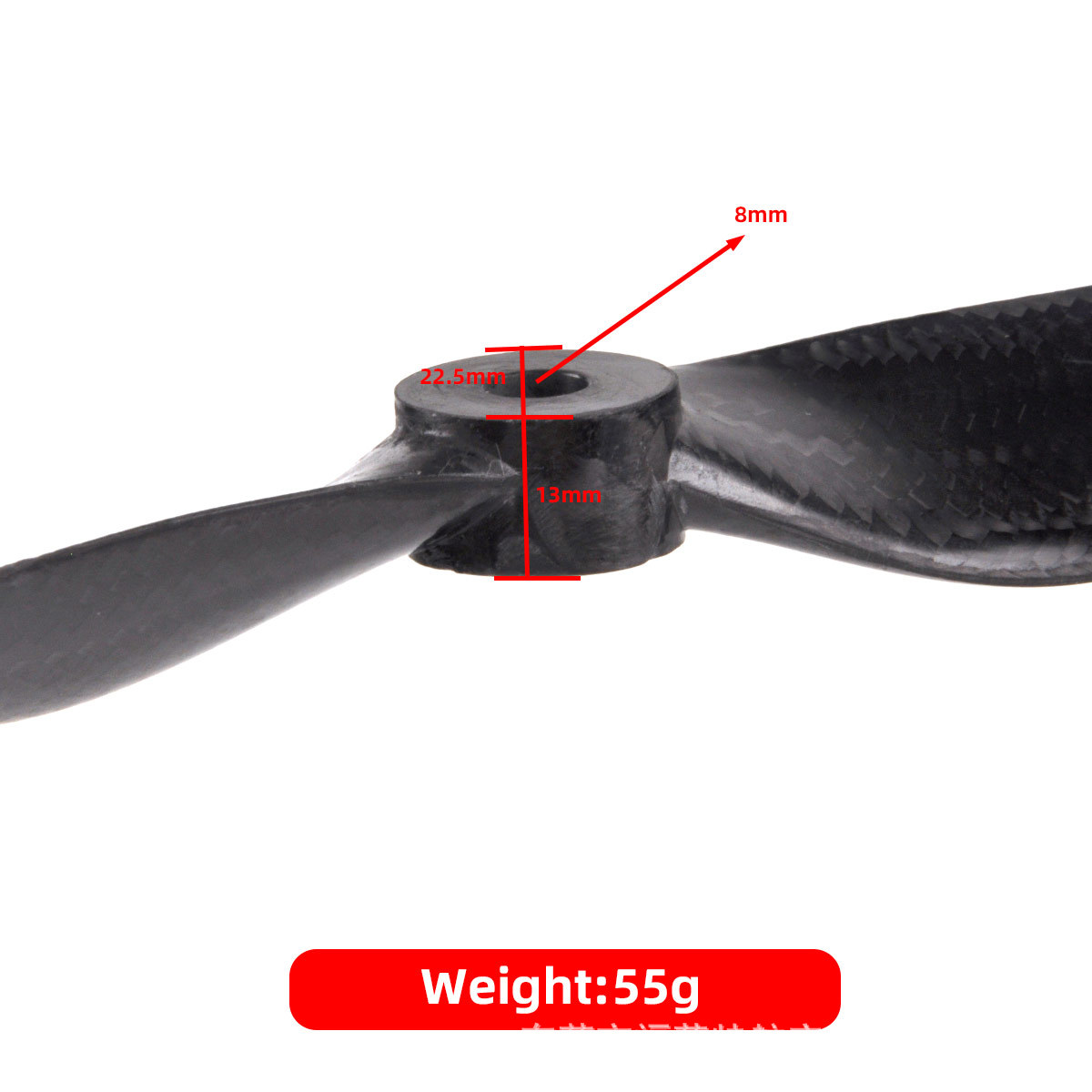 Forlet 16x8 Electric Propeller Fixed Wing Drone 3D Forward Blade Aircraft Model - Image 3