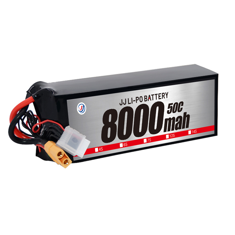Jiujiang 8000mAh 12S 25C Hochkapazitiver LiPo-Akku für FPV-Drohnen – Ideal für Langzeitflüge und Luftaufnahmen - Image 2