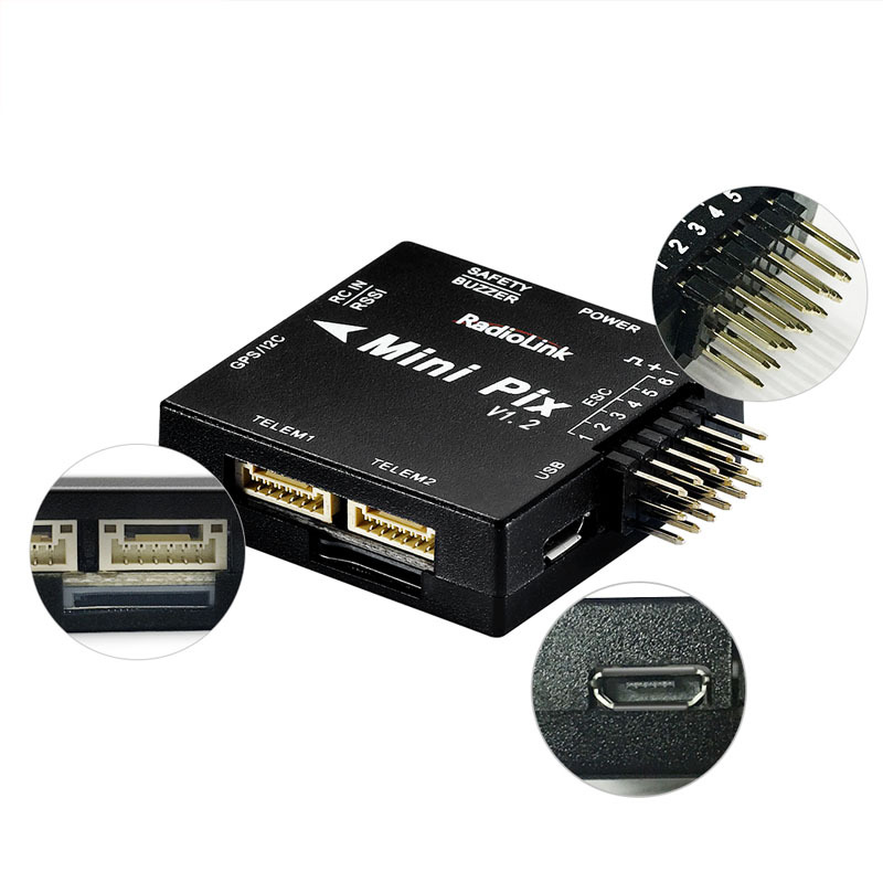 Ledi Mini Pix Flight Controller TS100GPS Multi Rotor Drone FPV Racing - Image 2