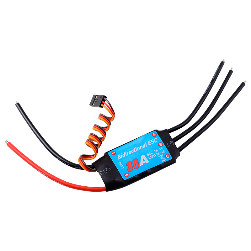 Bürstenloser bidirektionaler elektrischer Geschwindigkeitsregler 20A 30A 40A 50A 60A 80A für RC-Autos, Schiffe und Unterwasserpropeller - Image 4