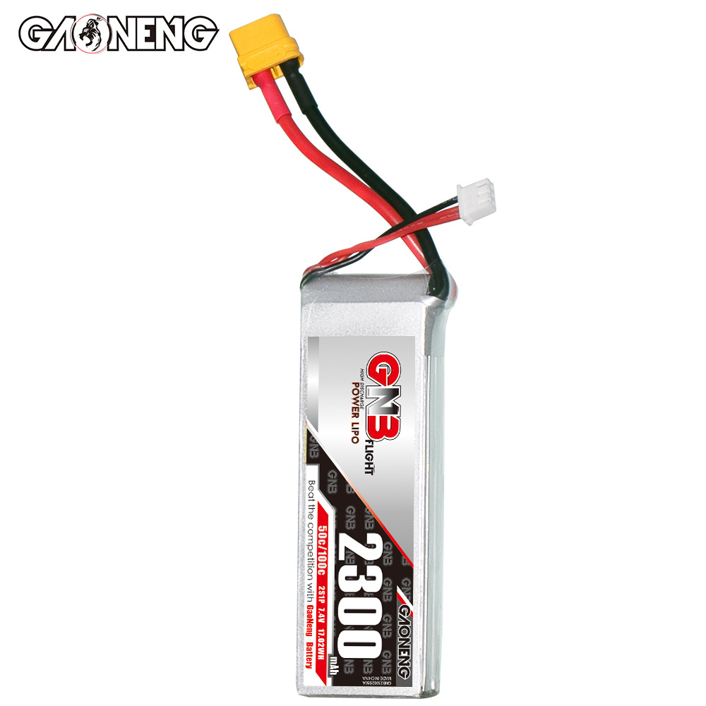 GNB Hochleistungs-Lipo-Akku mit 2300 mAh, 2S, 7,4 V und 50 C für FPV-Drohnen, RC-Autos und Modellboote - Image 3