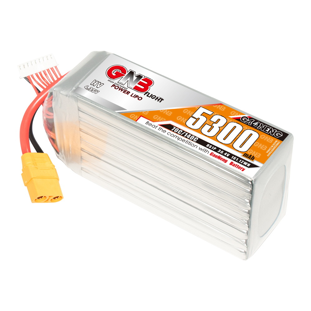 GNB High Energy 5300 mAh 8S 30,4 V 70 C HV LiPo-Akku für RC-Drohnen und Hubschrauber - Image 5