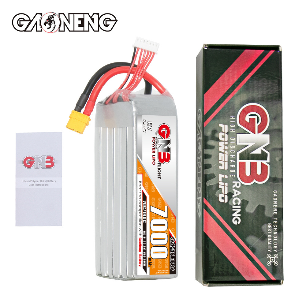 GNB Hochleistungs-Akku mit 7000 mAh, 6S, 22,8 V und 70 C für RC-Autos, Modellschiffe und Hubschrauber - Image 4