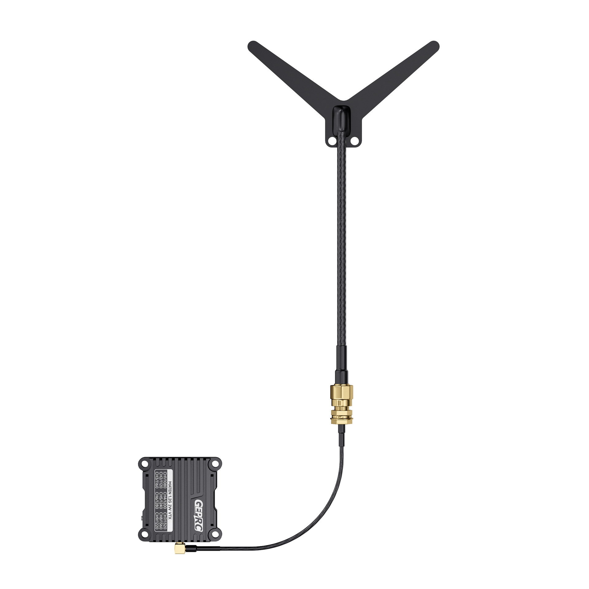 GEPRC MATEN 1 point 2G 2W VTX FPV Video Transmitter Stable Heat Dissipation OSD Control - Image 4