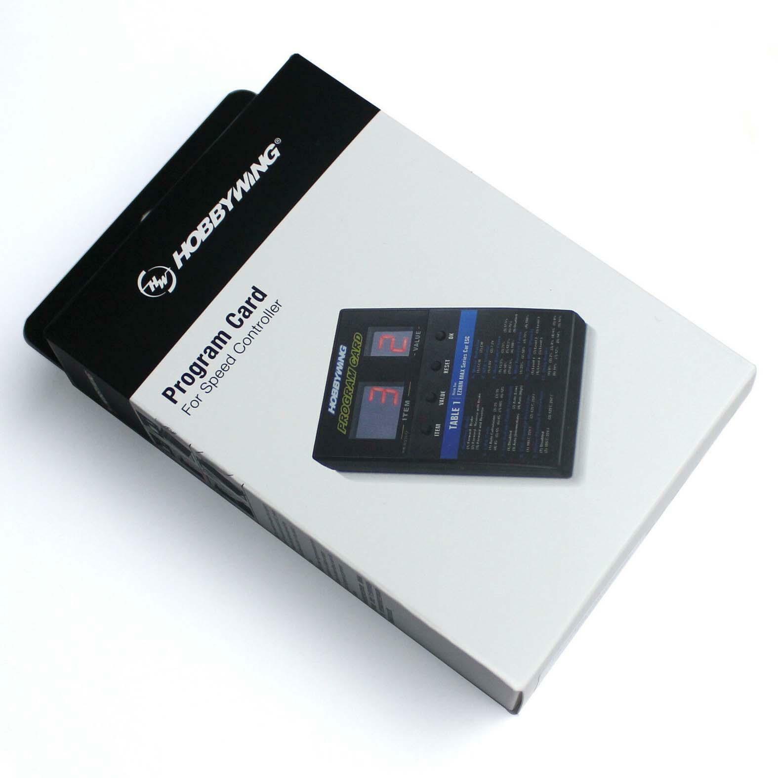 Haoying Hobbywing Setting Card Programming Truck Ship Aircraft Cool Running LED Brushless ESC Setting Card - Image 5