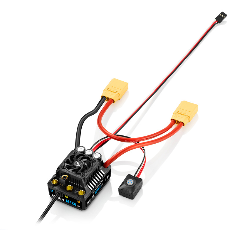 Hobbywing Ezrun Max8 Gs2 Sensor Based Brushless Waterproof Power Esc Built In Bluetooth - Image 3