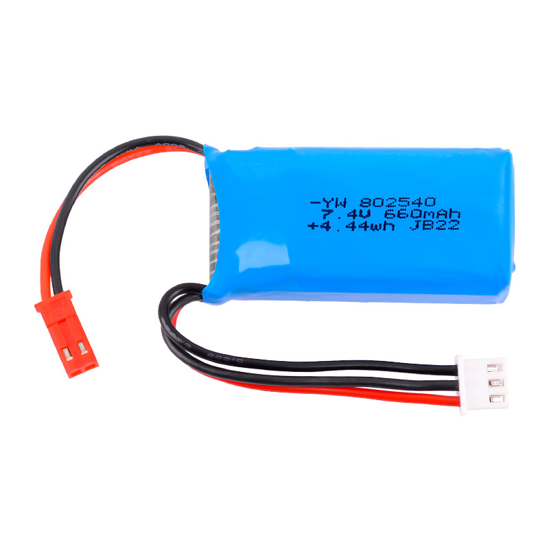 Ledi A560 FixedWing Accessories 74V 660Mah 30C Lithium Battery 2S UAV Model Aircraft 802540 - Image 5