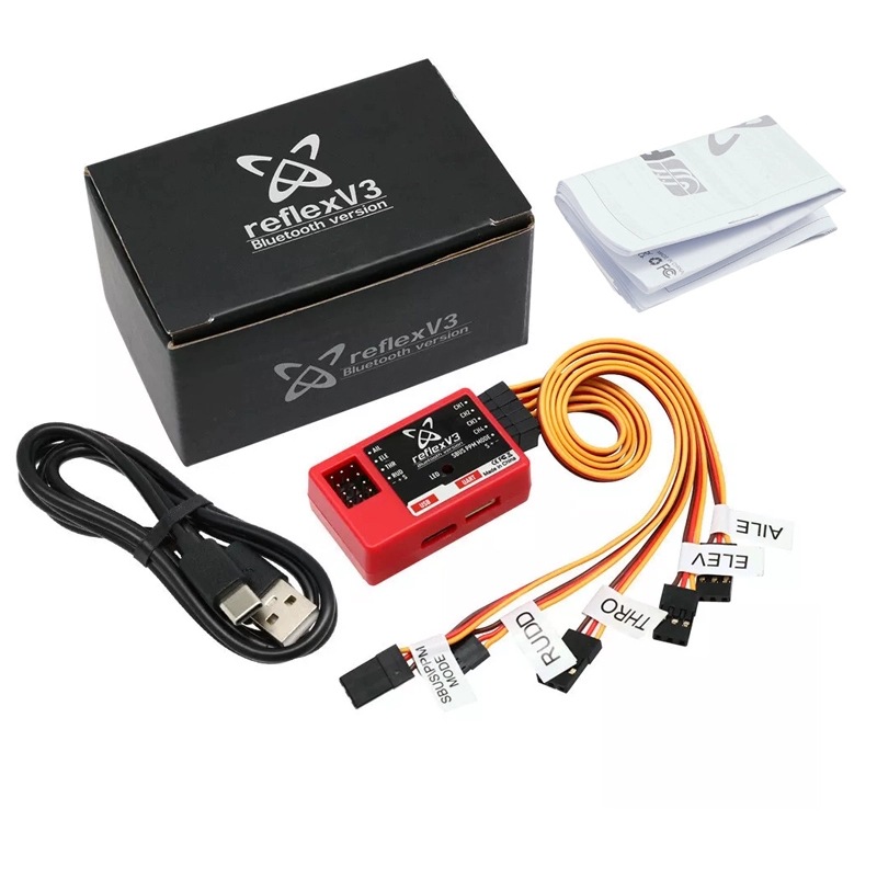 Rui Fei FMS Flight Control System V3 External Gyroscope for Novice Co Pilot Universal Model Aircraft Ducted Remote Control - Image 5