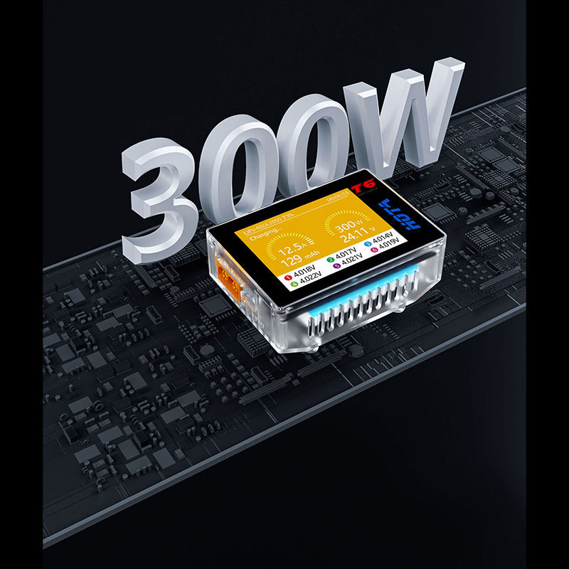 Hota T6 300W Large Scale Model Aircraft Racing Drone Lithium Battery Intelligent Balance Charger - Image 4