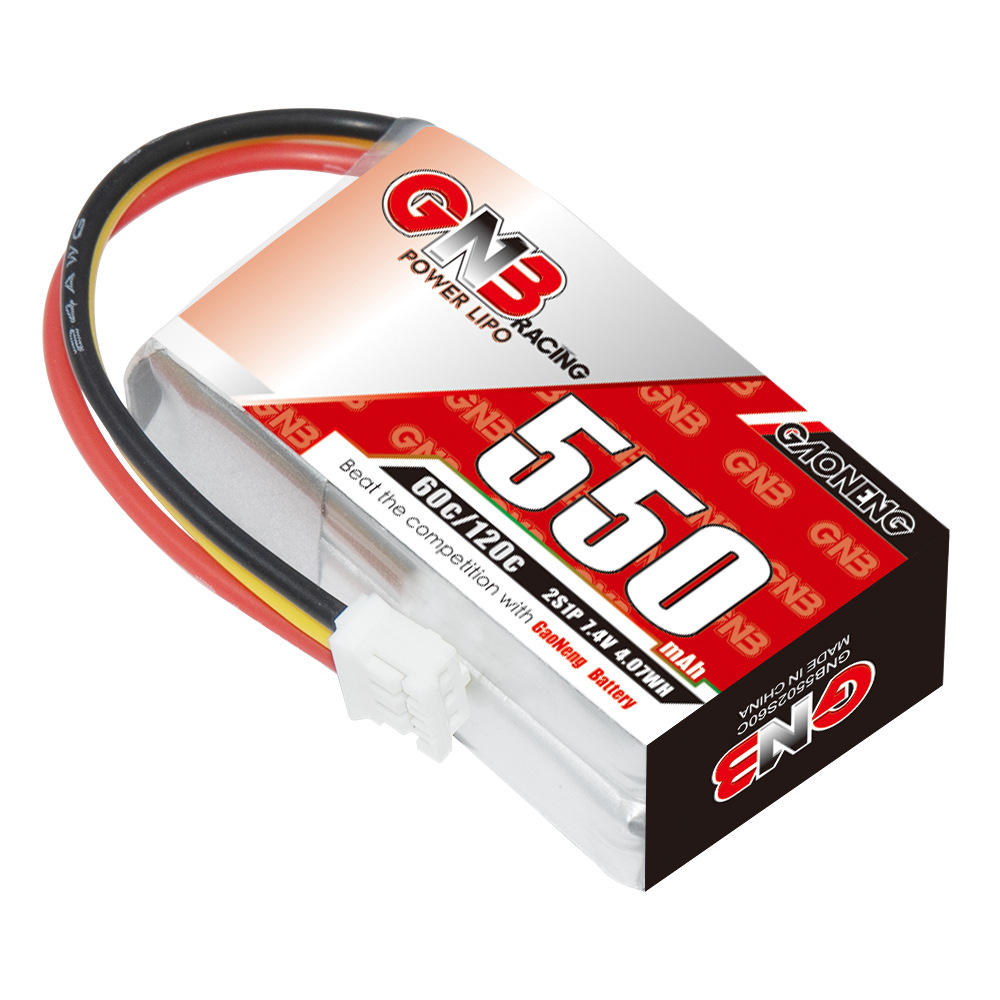 GNB 550mAh 2S 7,4V 60C Hochleistungs-LiPo-Akku für 1:28 RC-Mosquito-Autos - Image 5
