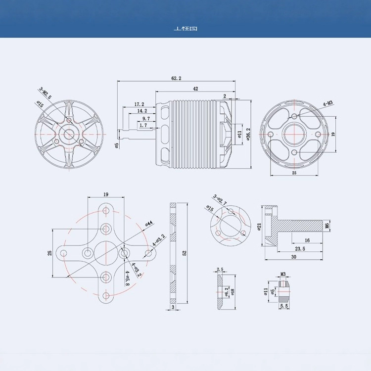 TMotor AS2820 Long Shaft Motor for Outdoor Glider F3A Practice Model Aircraft - Image 4