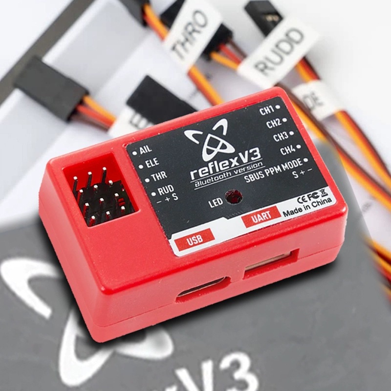 Rui Fei FMS Flight Control System V3 External Gyroscope for Novice Co Pilot Universal Model Aircraft Ducted Remote Control - Image 3