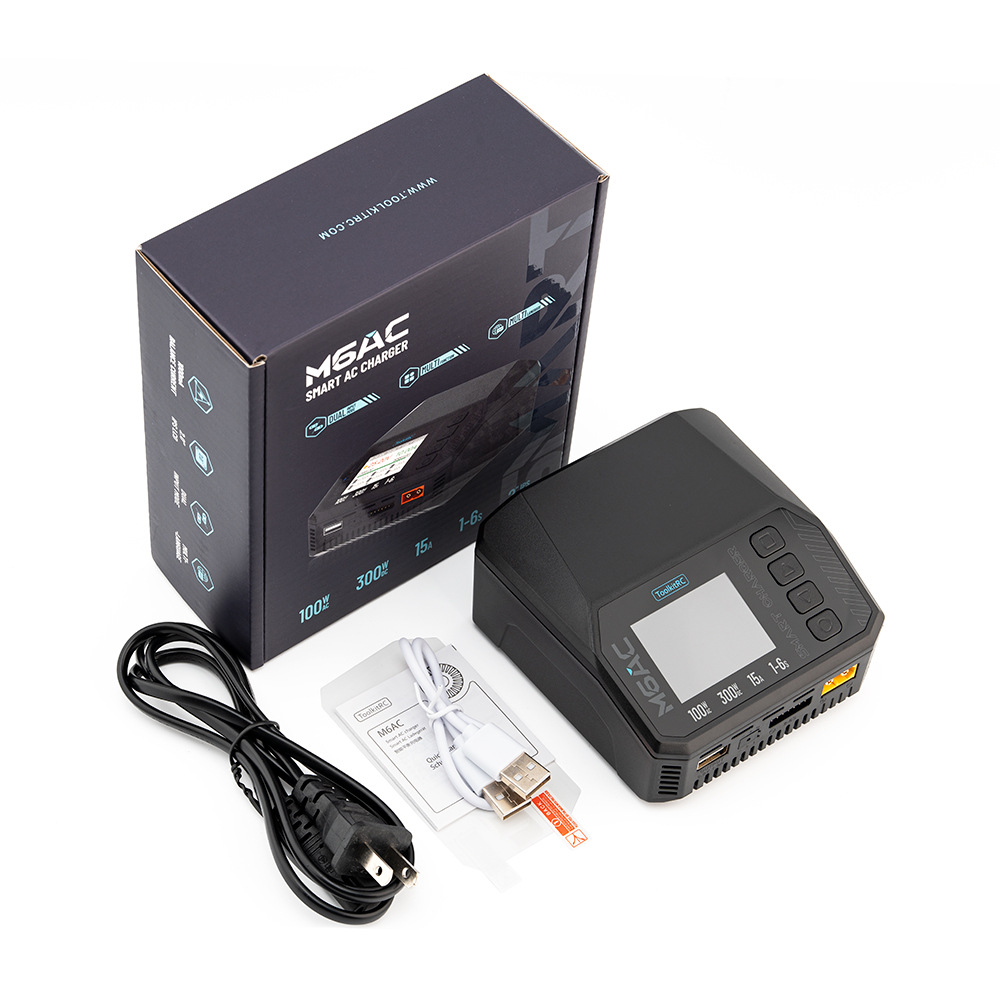 Toolkitrc M6Ac 300W 1S 6S 15A Multifunctional Intelligent Balanced Charger Drone RC Model - Image 5